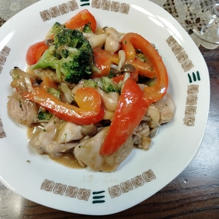 【赤ワインに合う】鶏と野菜の中華ブラウンソース煮